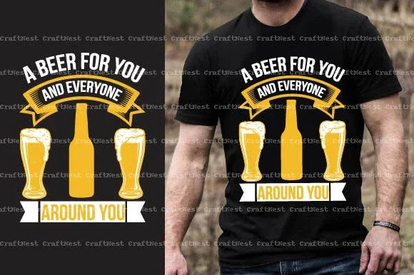 Beer T-Shirt Design SVG Bundle 2 - CraftNest - Digital Crafting and Art