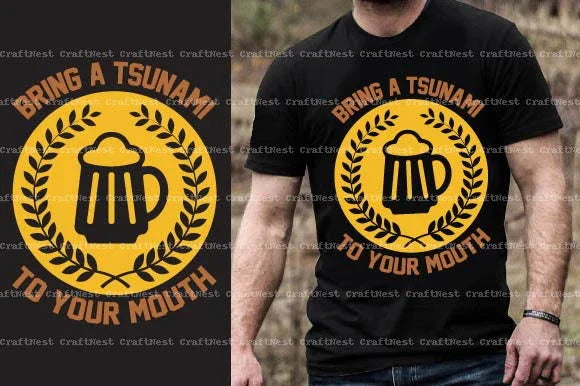 Beer T-Shirt Design SVG Bundle 2 - CraftNest - Digital Crafting and Art