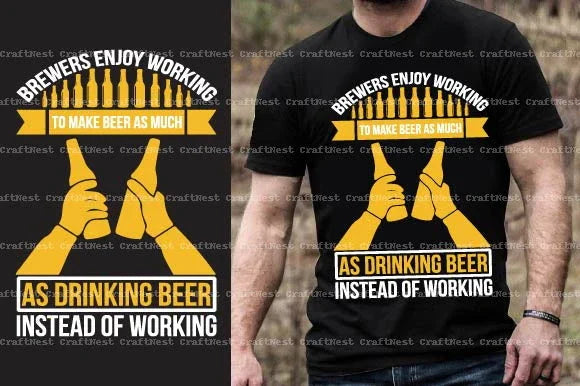 Beer T-Shirt Design SVG Bundle 2 - CraftNest - Digital Crafting and Art