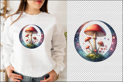 Magic Mushrooms Clipart Bundle 1 - CraftNest - Digital Crafting and Art