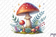 Mushrooms Clipart Bundle 88 - CraftNest - Digital Crafting and Art
