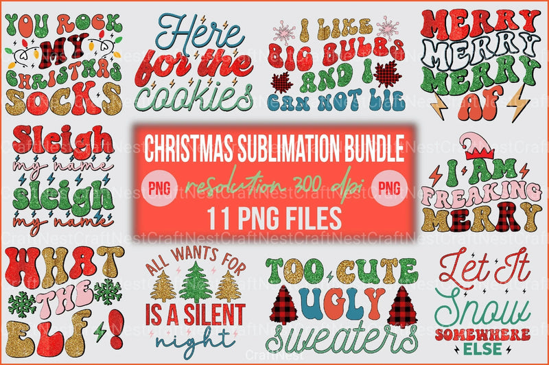 Christmas Clipart Bundle 11 - CraftNest - Digital Crafting and Art