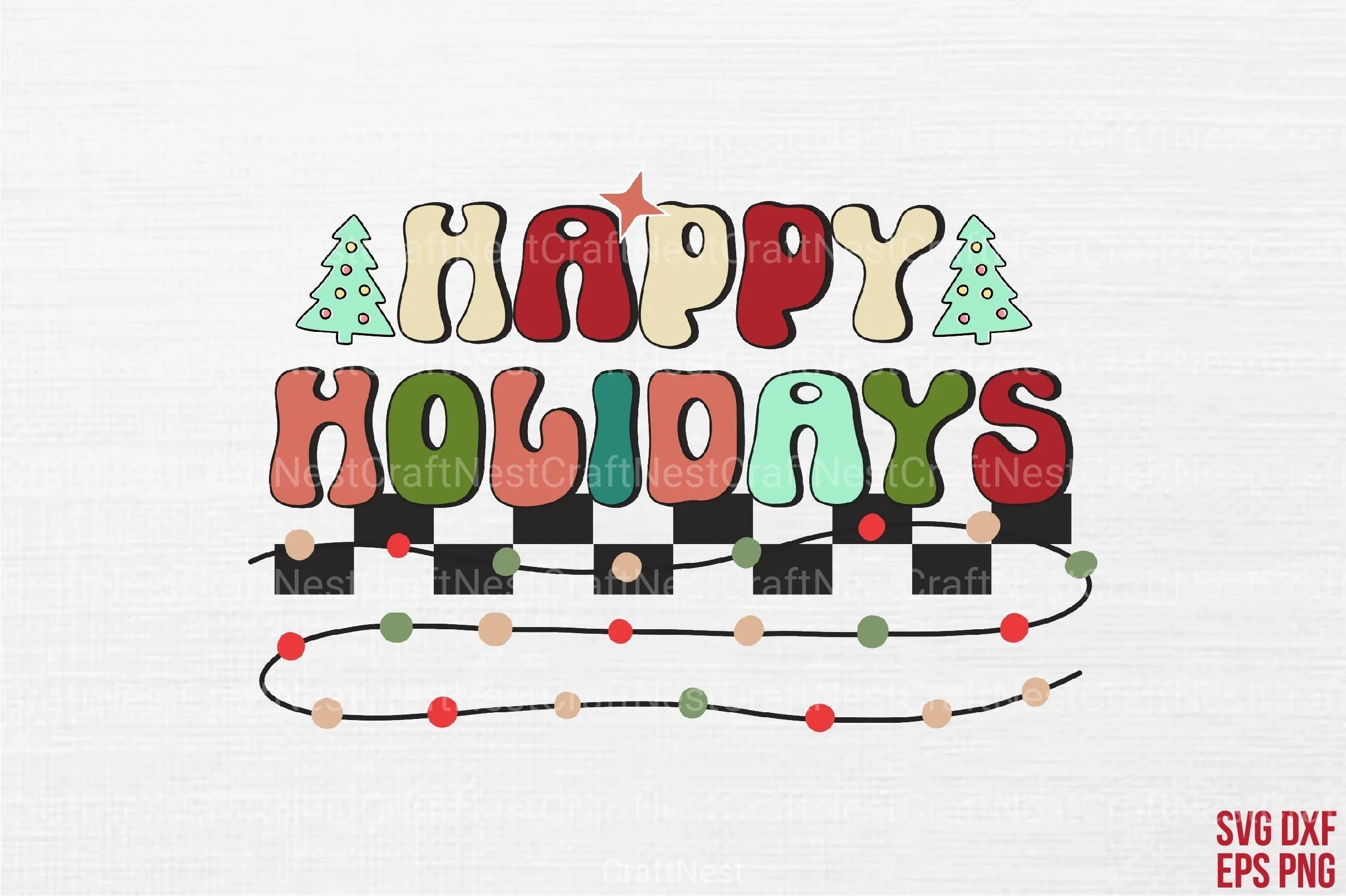 Retro Christmas SVG Bundle - CraftNest - Digital Crafting and Art