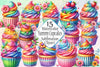 Yummy Cupcakes Clipart Bundle