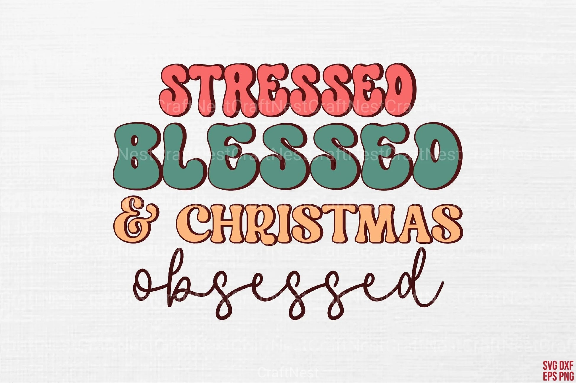 Christmas Retro Bundle5 Bundle - CraftNest - Digital Crafting and Art