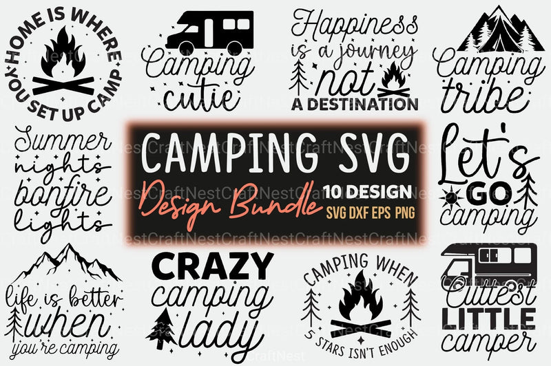 Camping Bundle 23 - CraftNest - Digital Crafting and Art