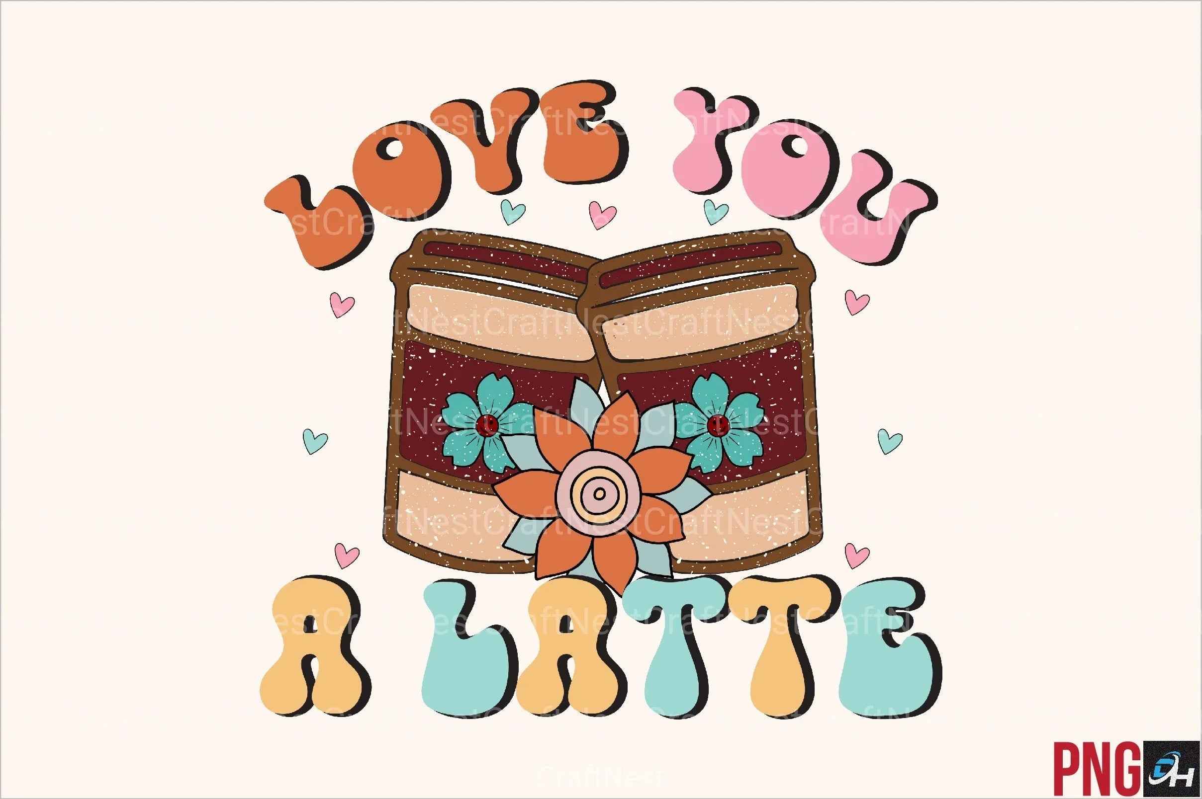 Retro Valentine's Day Clipart Bundle 2 - CraftNest - Digital Crafting and Art