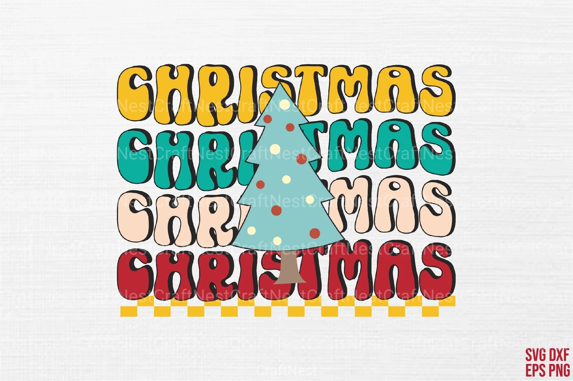 Retro Christmas SVG Bundle 3 - CraftNest - Digital Crafting and Art