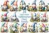Easter Gnome Clipart Bundle