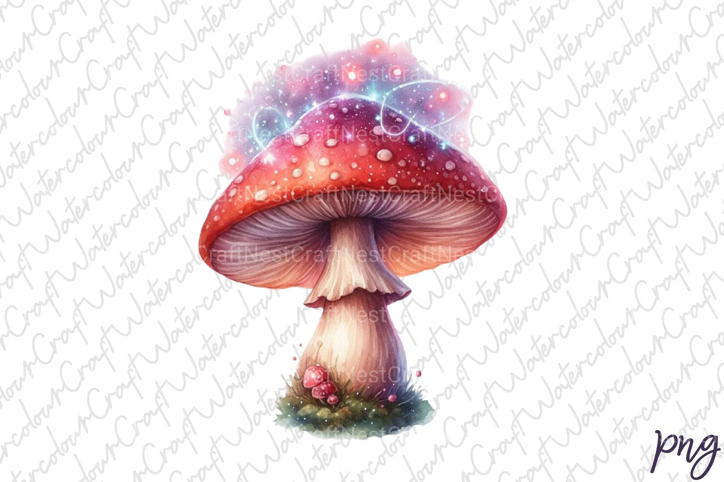 Mushrooms Clipart Bundle 999 - CraftNest - Digital Crafting and Art