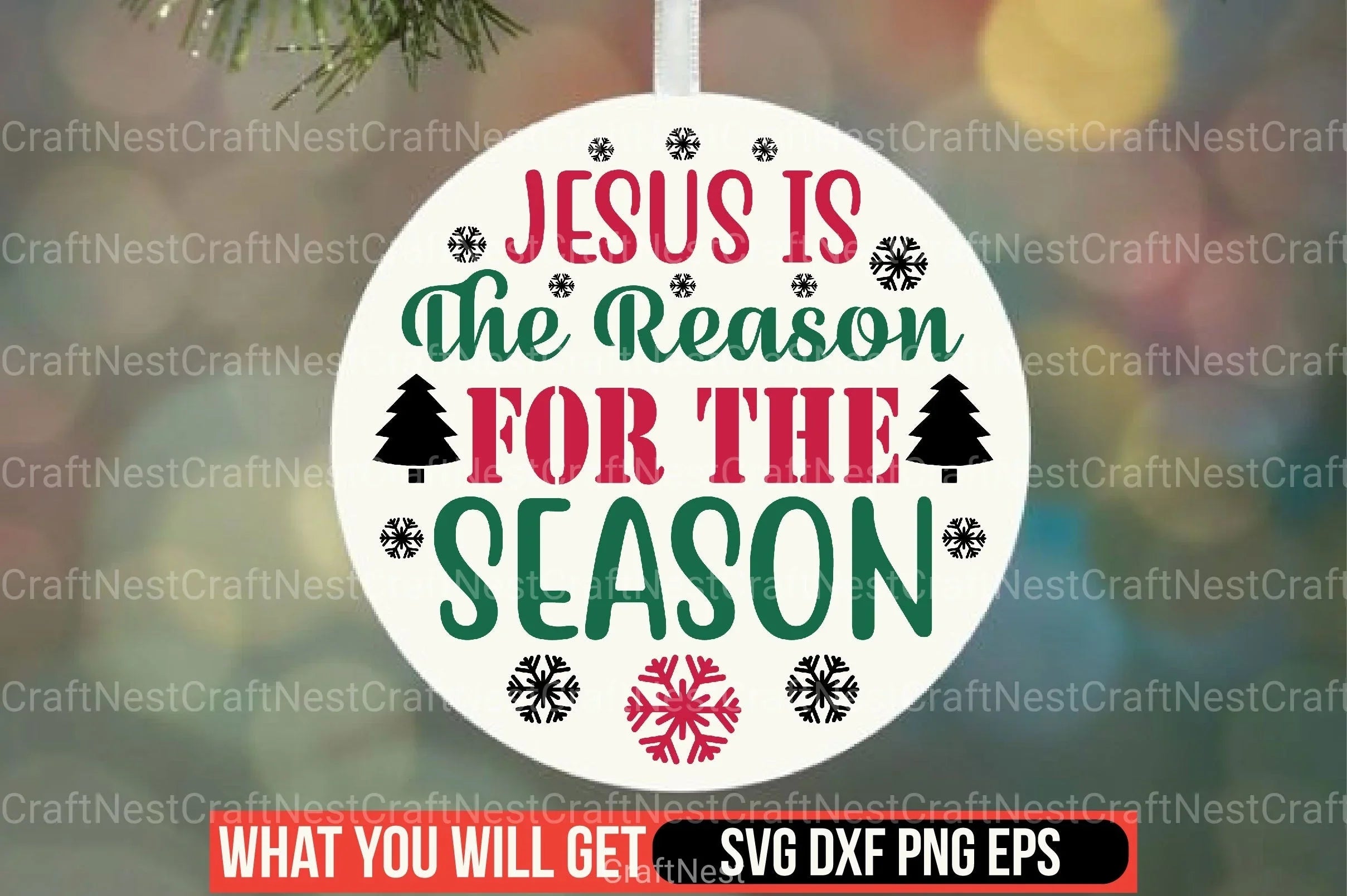 Christmas Ornaments Bundle 55 - CraftNest - Digital Crafting and Art