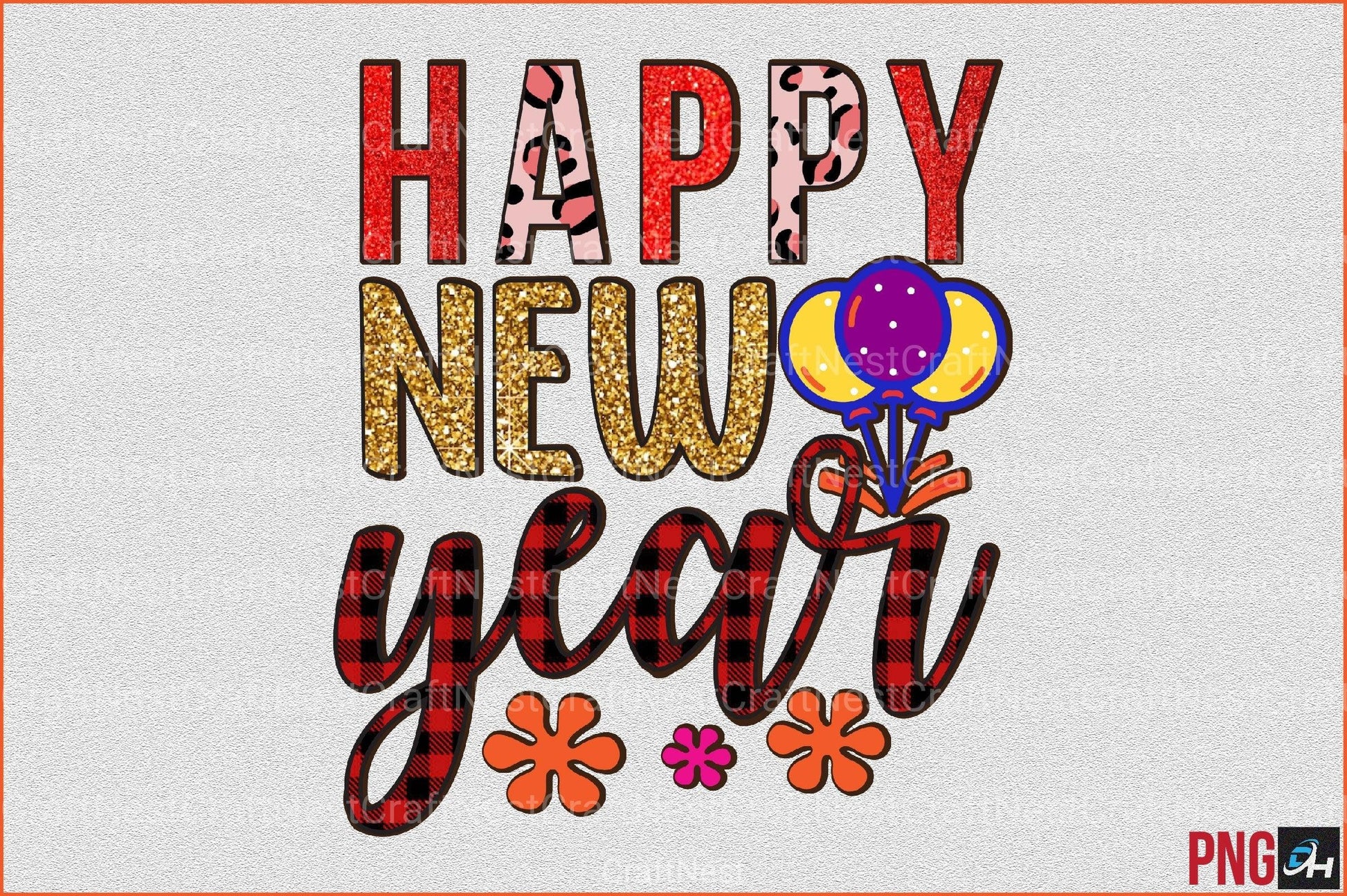 New Year Clipart Bundle 99 - CraftNest - Digital Crafting and Art