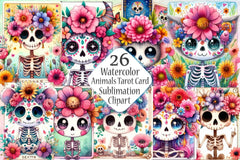Animals Tarot Card Clipart Bundle - CraftNest - Digital Crafting and Art