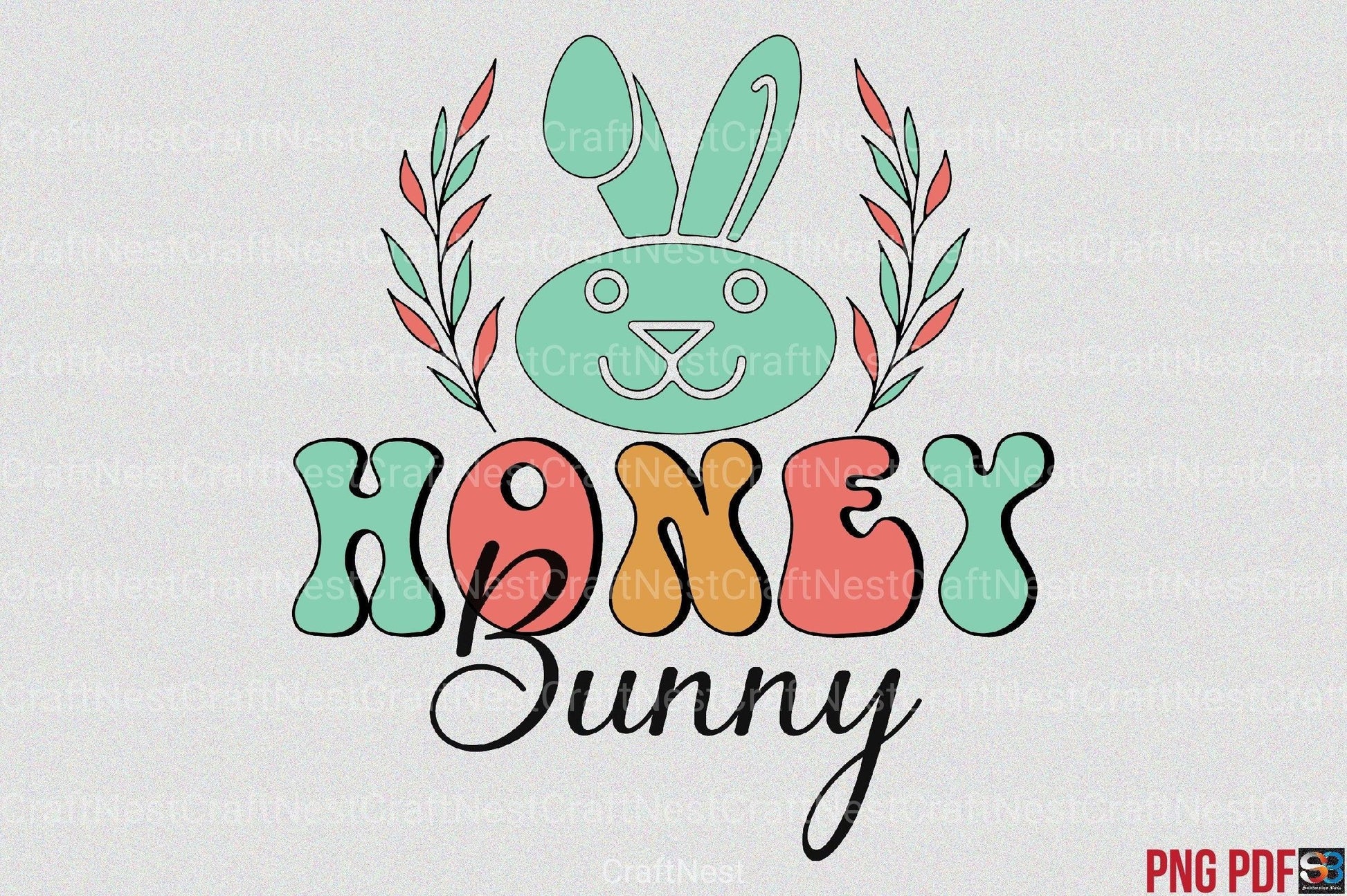 Retro Easter Clipart Bundle 9 - CraftNest - Digital Crafting and Art