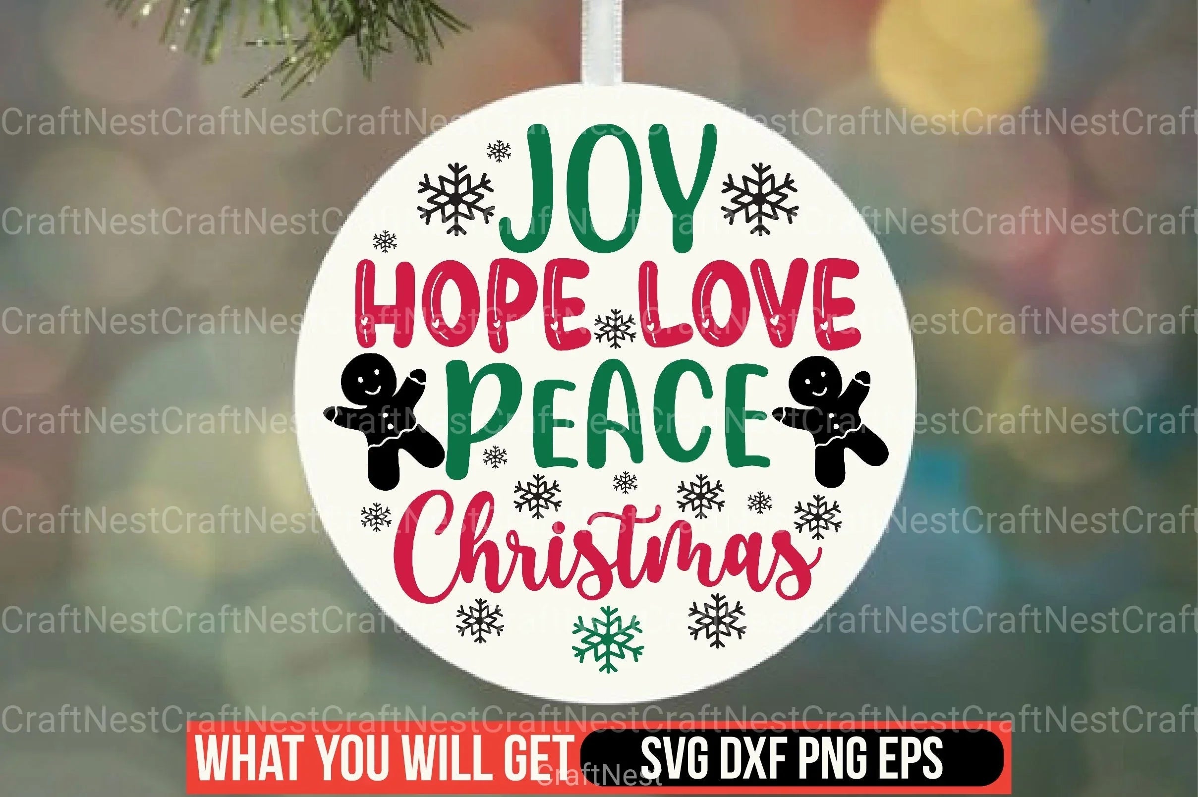 Christmas Ornaments Bundle 55 - CraftNest - Digital Crafting and Art