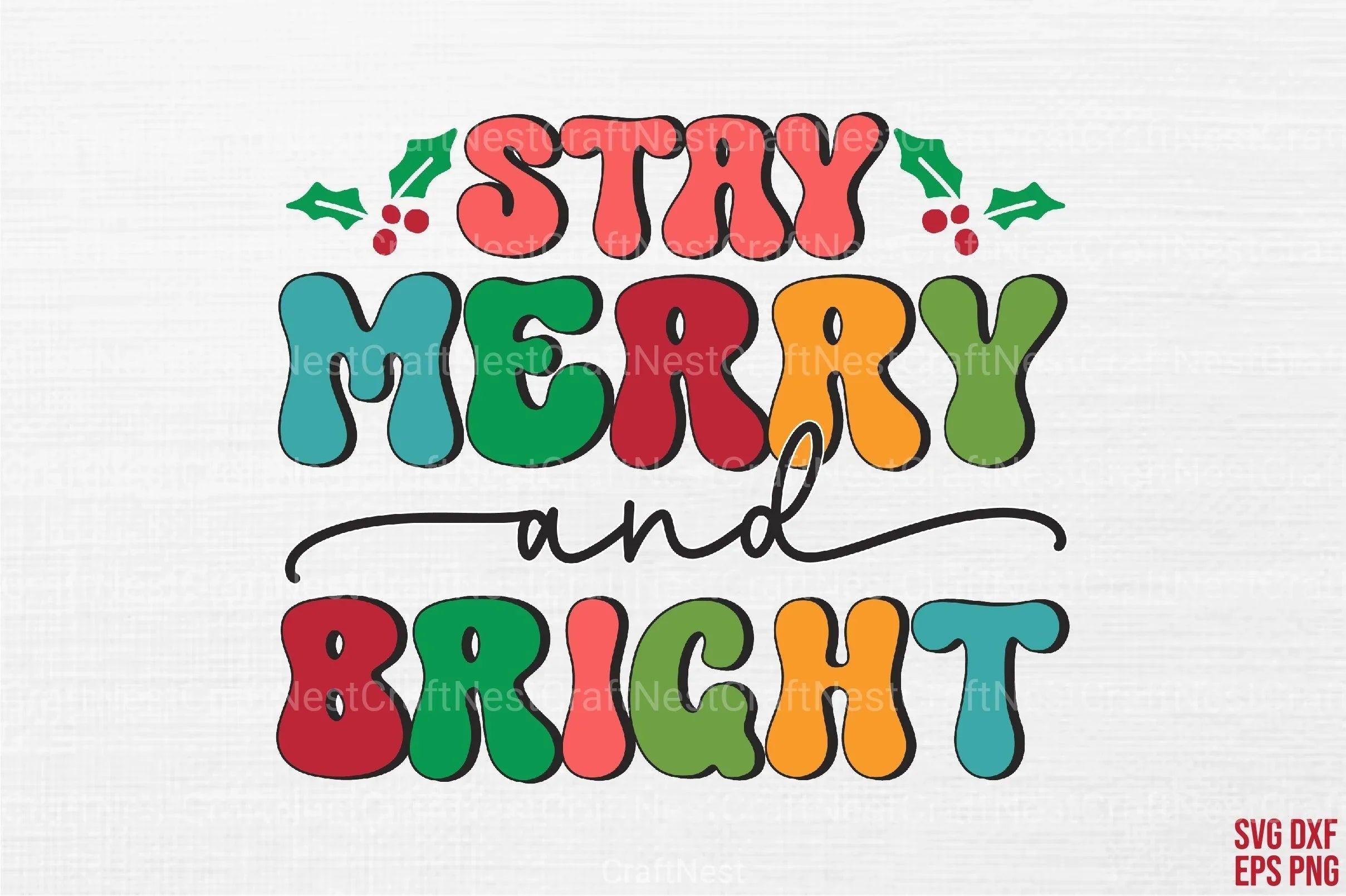 Retro Christmas SVG Bundle 2 - CraftNest - Digital Crafting and Art