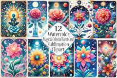 Magic & Celestial Tarot Card Clipart Bundle - CraftNest - Digital Crafting and Art