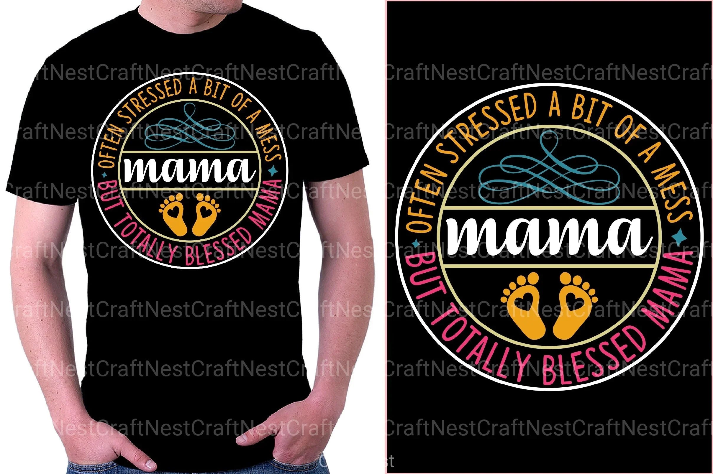Mom T Shirt Design Bundle - CraftNest - Digital Crafting and Art