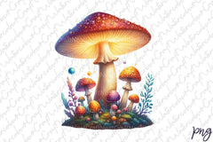 Mushroom Clipart Bundle 1 - CraftNest - Digital Crafting and Art