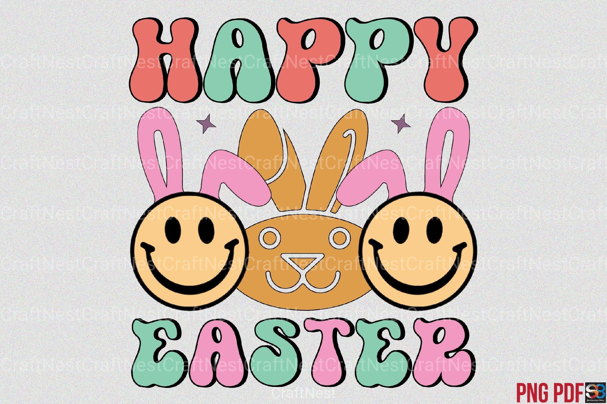 Retro Easter Clipart Bundle 9 - CraftNest - Digital Crafting and Art