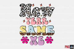 New Year Retro Clipart Bundle - CraftNest - Digital Crafting and Art