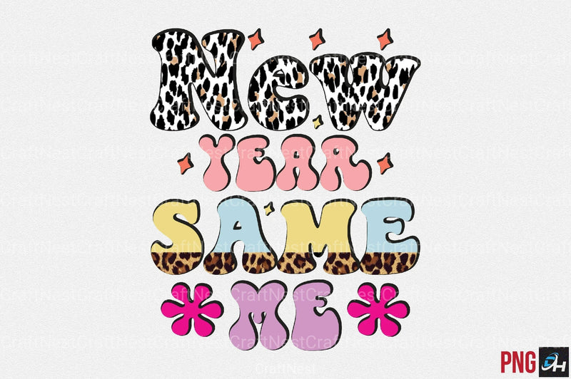New Year Retro Clipart Bundle - CraftNest - Digital Crafting and Art