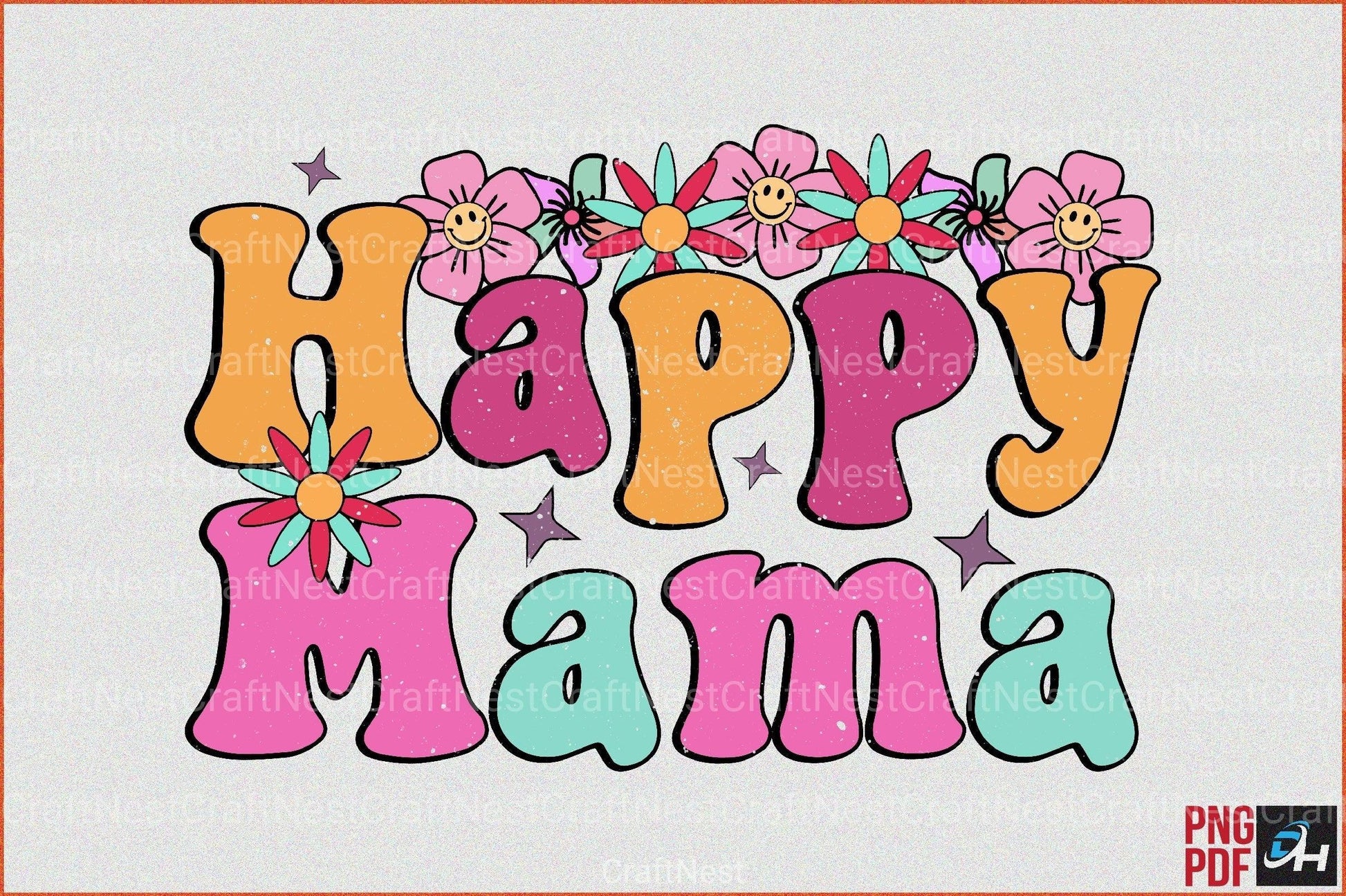 Retro Mama Clipart Bundle 4 - CraftNest - Digital Crafting and Art