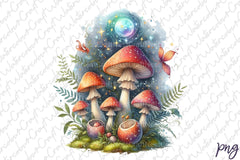 Mushrooms Clipart Bundle 12 - CraftNest - Digital Crafting and Art
