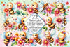 Cute Bee Clipart Bundle