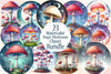 Magic Mushrooms Clipart Bundle