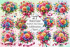 Mother's Day Flowers Clipart Bundle