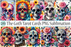 Goth Tarot Card Clipart Bundle - CraftNest - Digital Crafting and Art