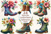 Garden Boots Clipart Bundle