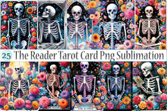 The Reader Tarot Card Clipart Bundle - CraftNest - Digital Crafting and Art