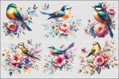 Beautiful Birds Clipart Bundle - CraftNest - Digital Crafting and Art