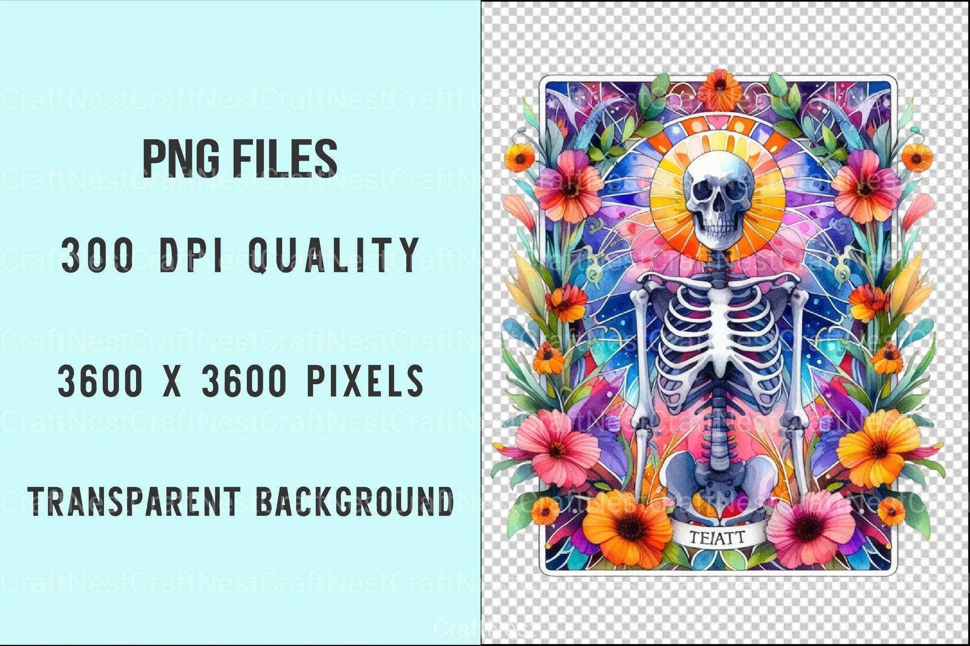 Halloween Tarot Card Clipart Bundle 66 - CraftNest - Digital Crafting and Art