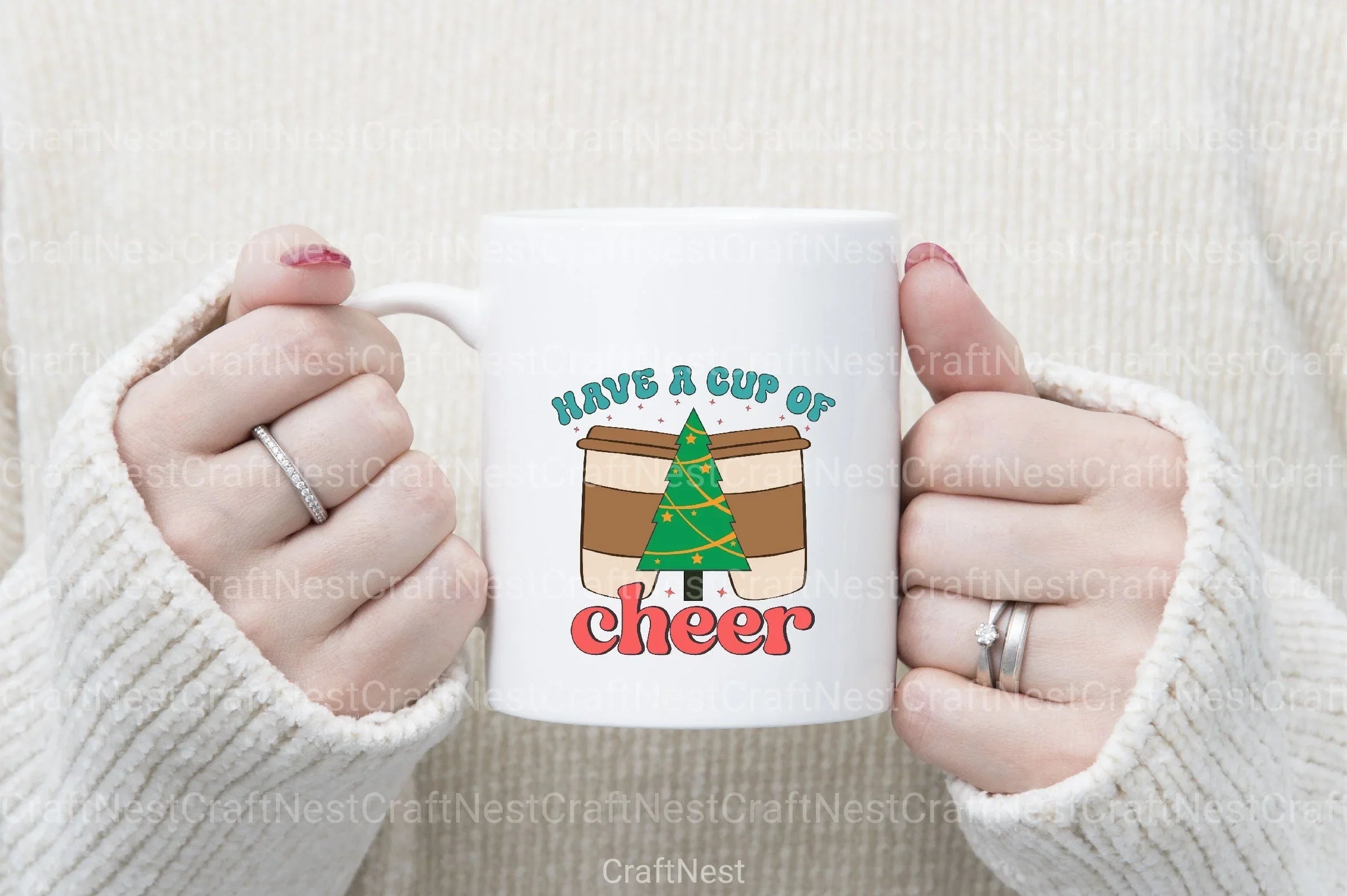 Retro Christmas SVG Bundle 2 - CraftNest - Digital Crafting and Art