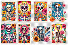 Funny Skeleton Tarot Cards Clipart Bundle 1 - CraftNest - Digital Crafting and Art