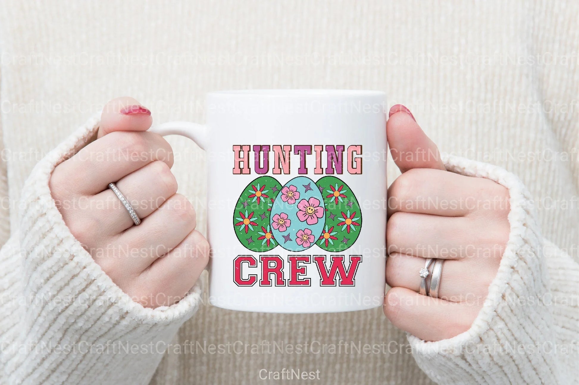 Retro Easter Clipart Bundle 8 - CraftNest - Digital Crafting and Art