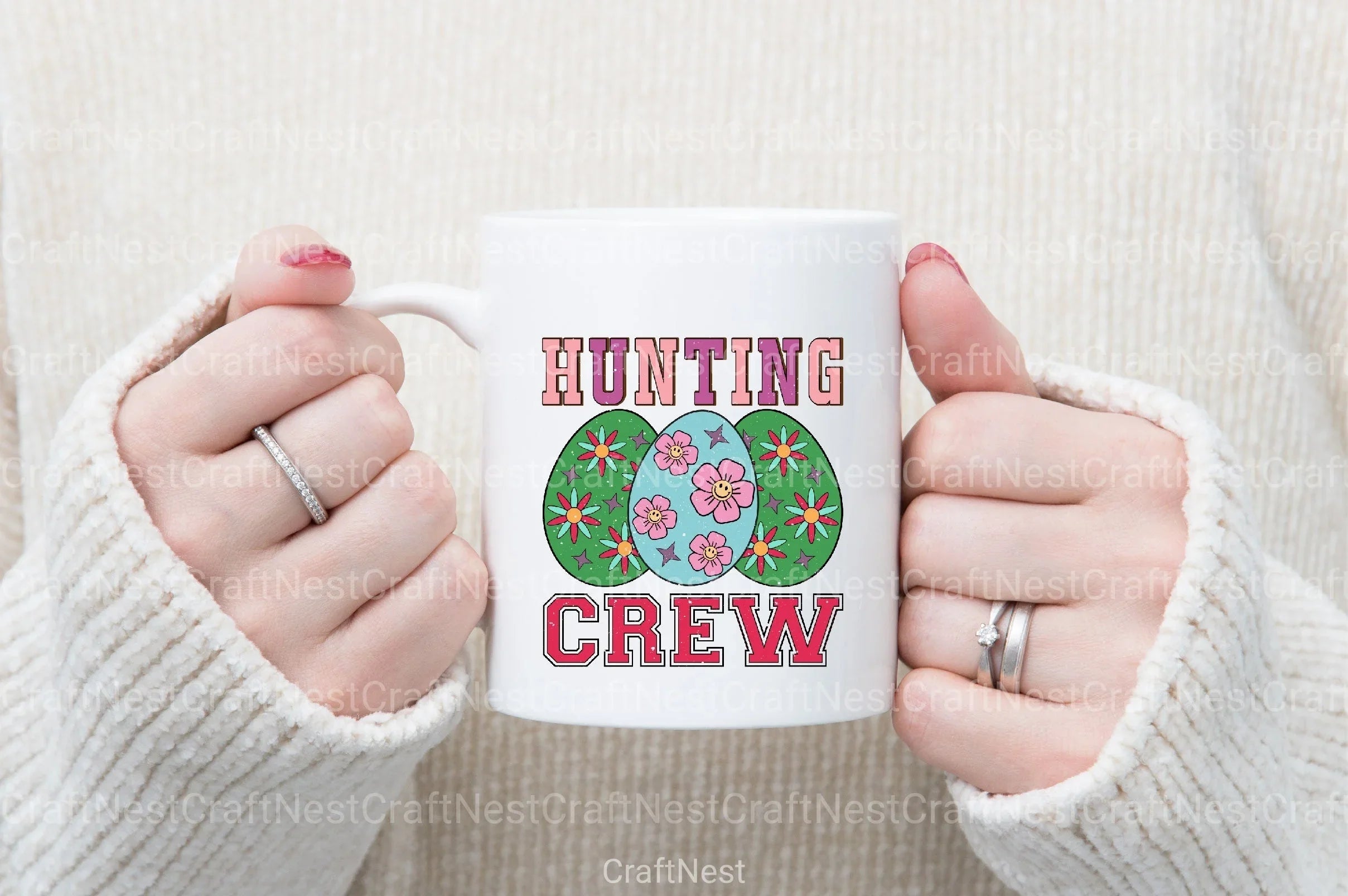 Retro Easter Clipart Bundle 8 - CraftNest - Digital Crafting and Art