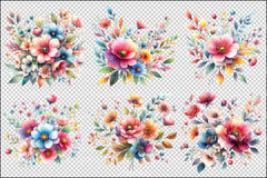 Flowers Clipart Bundle 1 - CraftNest - Digital Crafting and Art