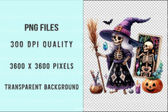 Salty Witch Tarot Halloween Clipart Bundle - CraftNest - Digital Crafting and Art