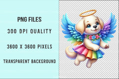 Dog Angels Clipart Bundle - CraftNest - Digital Crafting and Art