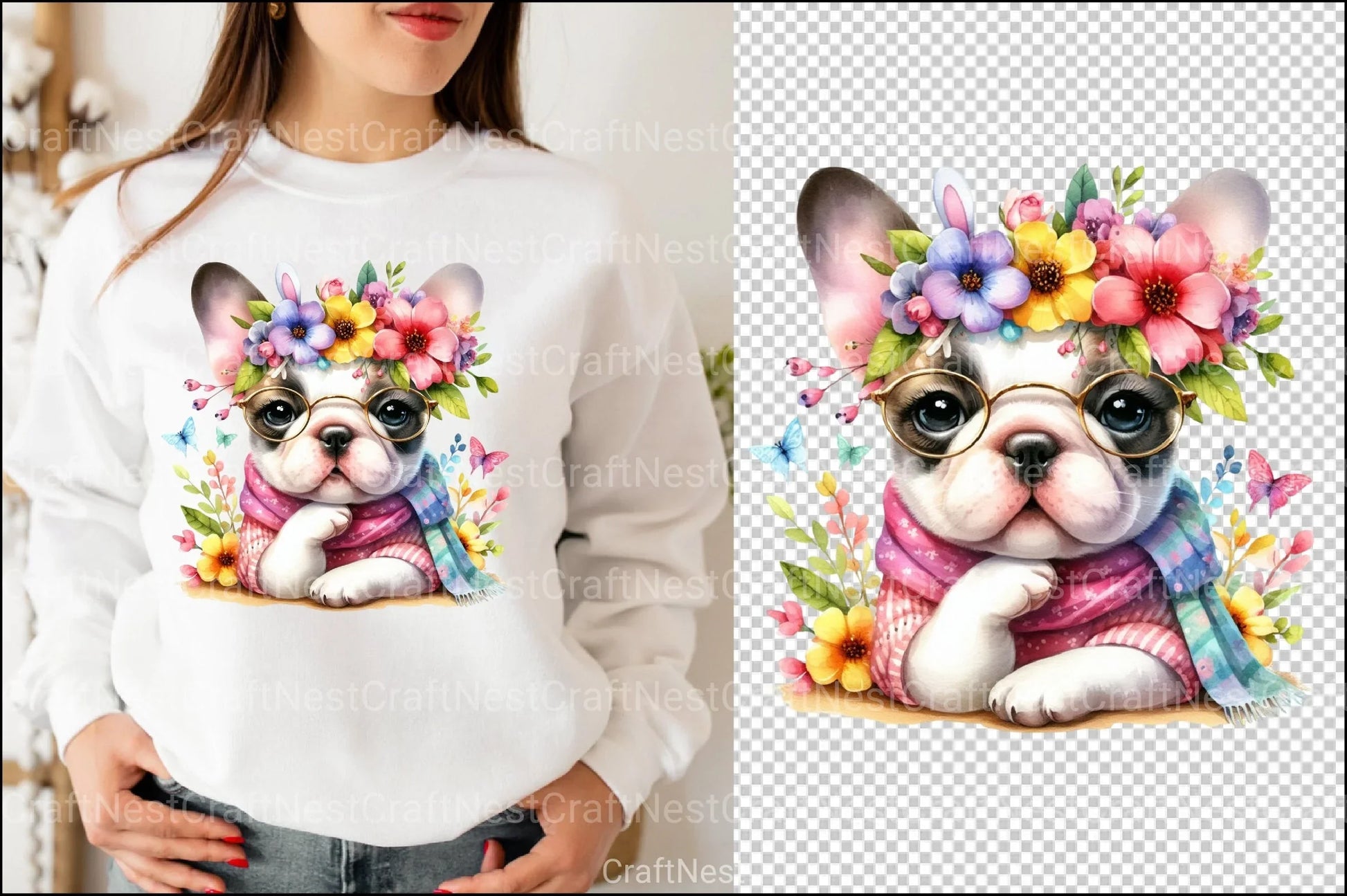 Spring Dogs Clipart Bundle 1 - CraftNest - Digital Crafting and Art