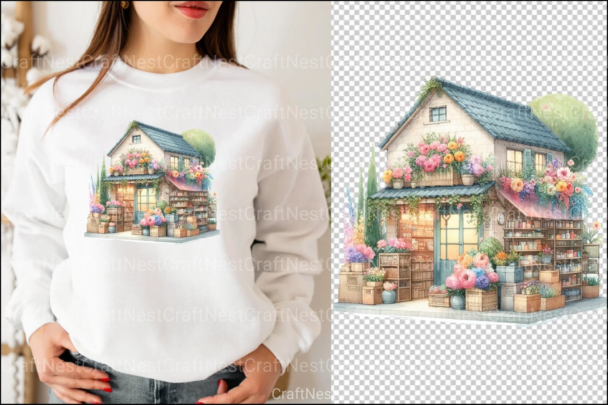 Pastel Warehouse Clipart Bundle - CraftNest - Digital Crafting and Art