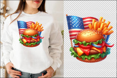 4th of July Fast Food Clipart Bundle 6 - CraftNest - Digital Crafting and Art