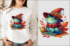 Autumn Frog Clipart Bundle 99 - CraftNest - Digital Crafting and Art