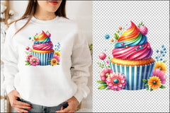 Yummy Cupcakes Clipart Bundle - CraftNest - Digital Crafting and Art