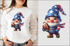 Adorable American Football Gnomes Clipart Bundle 4 - CraftNest - Digital Crafting and Art