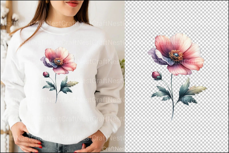 Birth Flowers Clipart Bundle - CraftNest - Digital Crafting and Art